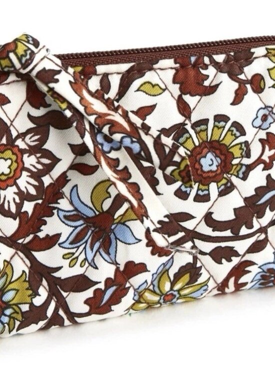 Vera Bradley Accessories - Vera Bradley Zip Card Pouch In Marrakesh Vines Cream/NWT